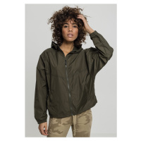 Dámská bunda // Urban classics Ladies Oversize Windbreaker dark olive