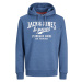 Jack&Jones Pánská mikina JJELOGO Regular Fit 12238250 Ensign Blue