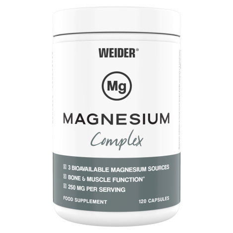 Weider Magnesium Complex 120 kapslí, malát a citran hořečnatý Varianta: