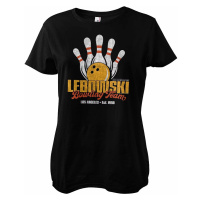 Big Lebowski tričko, Lebowski Bowling Team Girly Black, dámské