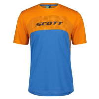 Scott TRAIL FLOW DRI SS Pánské cyklistické triko, modrá, velikost