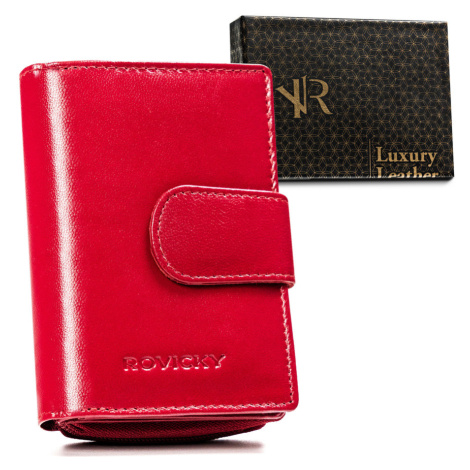 Malá dámská kožená peněženka na patentku Rovicky