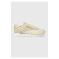 Kožené sneakers boty Reebok Classic Leather Sea You Later béžová barva, BD3105-cream