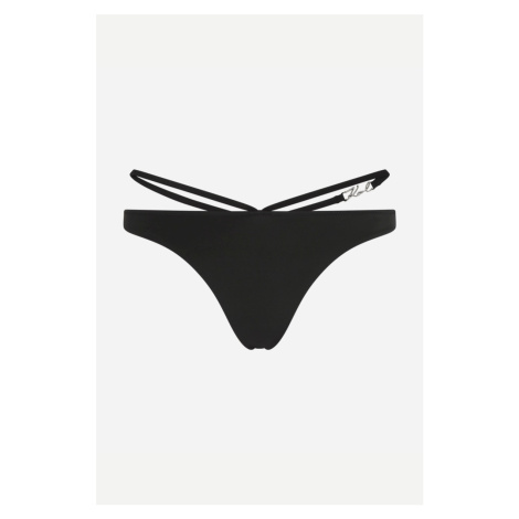 Plavky karl lagerfeld karl dna sign bottoms black
