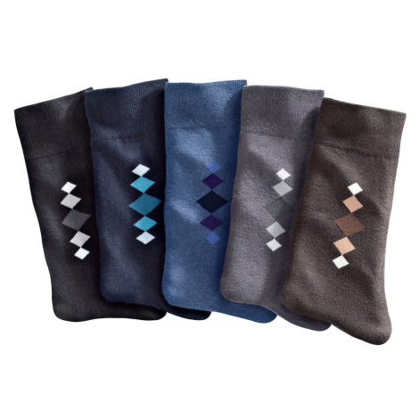 Ponožky s barevným motivem, sada 5 párů Blancheporte
