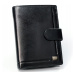Elegantní kožená pánská peněženka Adis, černá