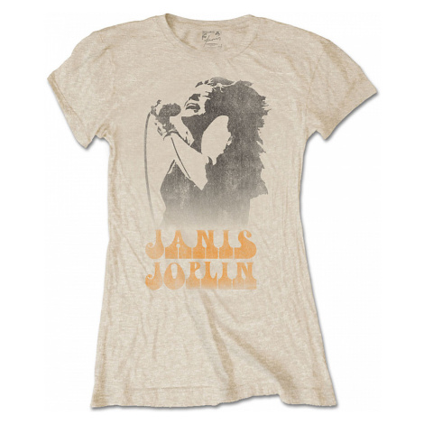 Janis Joplin tričko, Working The Mic Girly, dámské RockOff