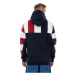 Mass Denim Sweatshirt Streamer Hoody navy/claret