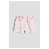 H & M - Džínové šortky Loose Fit - růžová