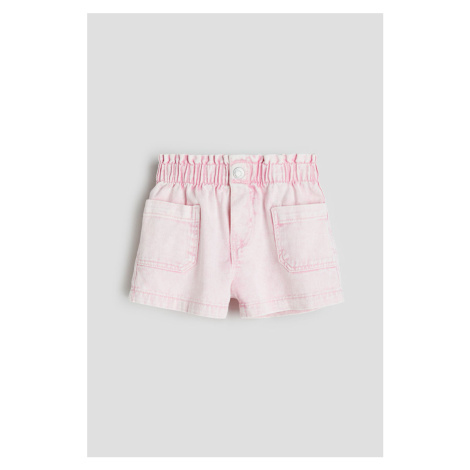 H & M - Džínové šortky Loose Fit - růžová H&M