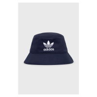 Bavlněná čepice adidas Originals tmavomodrá barva