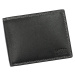 Pánská kožená peněženka Wild 125602 černá / bílá