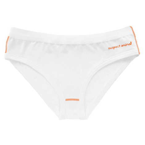 Dětské funkční kalhotky Basic HAWAII bílá Bamboo Ultra - Oranžová Suspect animal