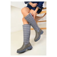 Soho Women's Gray Boots 18564