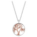 Engelsrufer Stříbrný bicolor náhrdelník Strom života ERN-LILTREE-BI