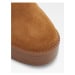 Hnědé dámské semišové kotníkové boty na platformě ALDO Myrelle