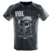 Volbeat Bandana Skull Tričko světle šedá / černá