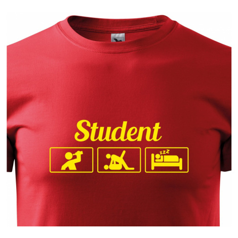 Vtipné tričko s potiskem pro studenty BezvaTriko