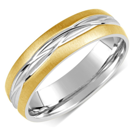 L'AMOUR snubní prsten pro muže i ženy z chirurgické oceli Silvego