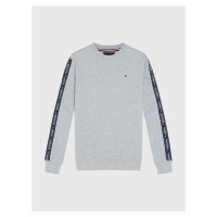 Pánská mikina LOGO TAPE SWEATSHIRT UM0UM00705004 šedá - Tommy Hilfiger