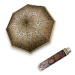 Doppler Mini Light Fashion Brown kruhy - dámský skládací deštník