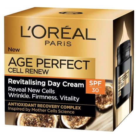 L´Oréal Paris Denní krém proti vráskám SPF 30 Age Perfect Cell Renew (Revitalising Day Cream) 50 L’Oréal Paris