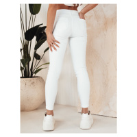 ALGATE dámské džínové kalhoty bílé Dstreet UY1941