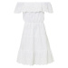 Bonprix BODYFLIRT Carmen šaty s krajkou Barva: Bílá, Mezinárodní