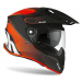 AIROH COMMANDER PROGRESS CMP32 enduro helma černá/oranžová