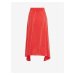 Červená dámská pruhovaná maxi sukněTommy Hilfiger