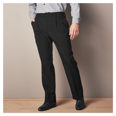 Blancheporte Kalhoty s pružným pasem a záševky černá