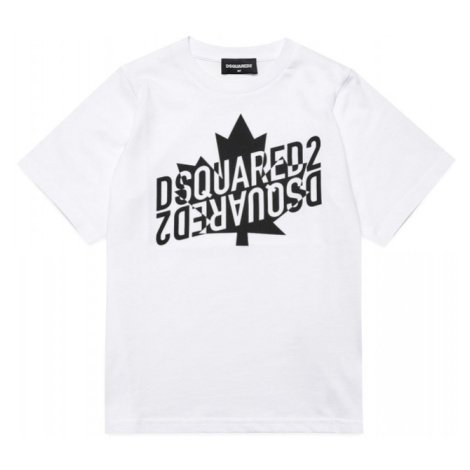 Tričko dsquared d2t947u slouch fit maglietta bílá Dsquared²