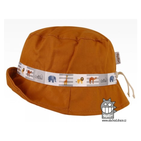 Bavlněný letní klobouk Dráče - Palermo 29, hořčicová tmavá, safari Barva: Žlutá