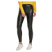 kalhoty dámské URBAN CLASSICS - Faux Leather Skinny - black