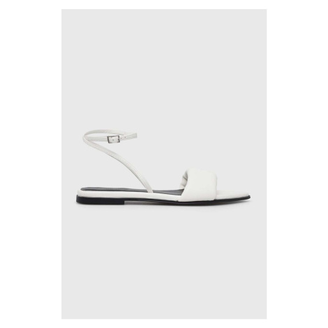 Kožené sandály HUGO Ellye dámské, bílá barva, 50517494 Hugo Boss