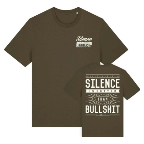 Brutal Knack Tričko Silence Tričko khaki