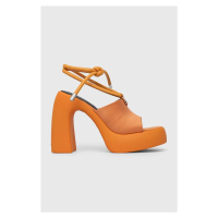 Sandály Karl Lagerfeld ASTRAGON HI oranžová barva, KL33725
