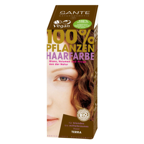 SANTE Rostlinná barva na vlasy terra 100 g Sante Naturkosmetik