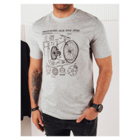 Dstreet Trendy šedé tričko pro cyklisty