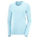 Dámské tričko Salomon Agile LS Tee Crystal Blue