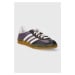 Kožené sneakers boty adidas Originals Gazelle Indoor W fialová barva