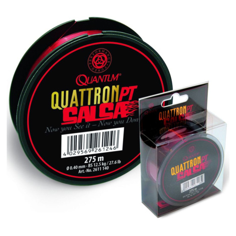 Quantum vlasec quattron salsa červená 275 m-průměr 0,25 mm / nosnost 5,7 kg