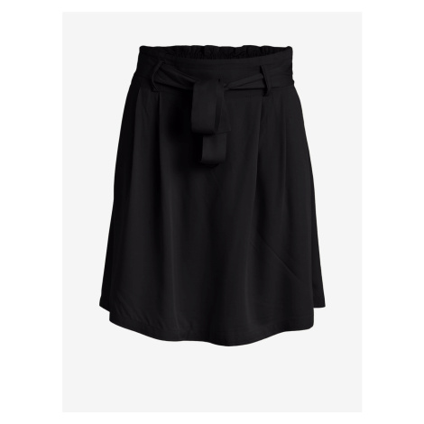 Černá krátká sukně se zavazováním VILA Vero - Dámské