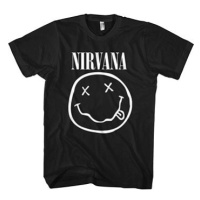 Nirvana - White Smiley - velikost S