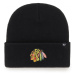 47 NHL CHICAGO BLACKHAWKS HAYMAKER '47 CUFF KNIT BLK Klubová zimní čepice, černá, velikost