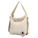 Luxusní kabelko-batoh Laura B. Clensy, béžová