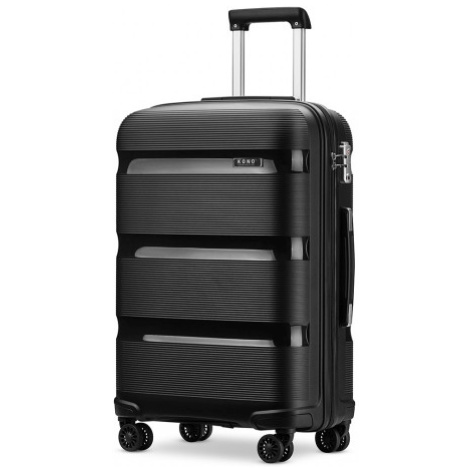 Cestovní střední černý kufr Elham 2092