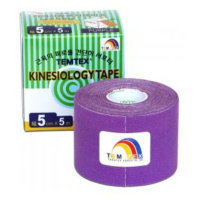 TEMTEX Kinesio tape fialová 5 cm x 5 m