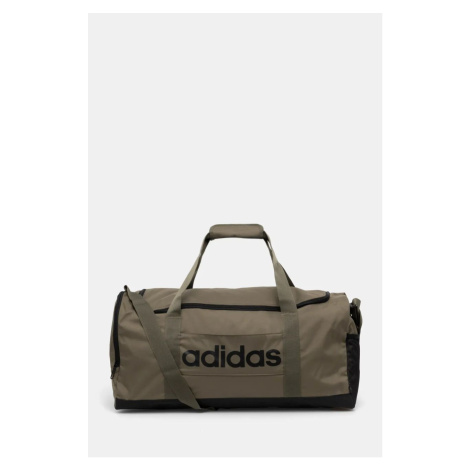 Taška adidas Linear Duffel zelená barva, IN6119