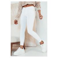 ISONA dámské džínové kalhoty bílé Dstreet UY1942